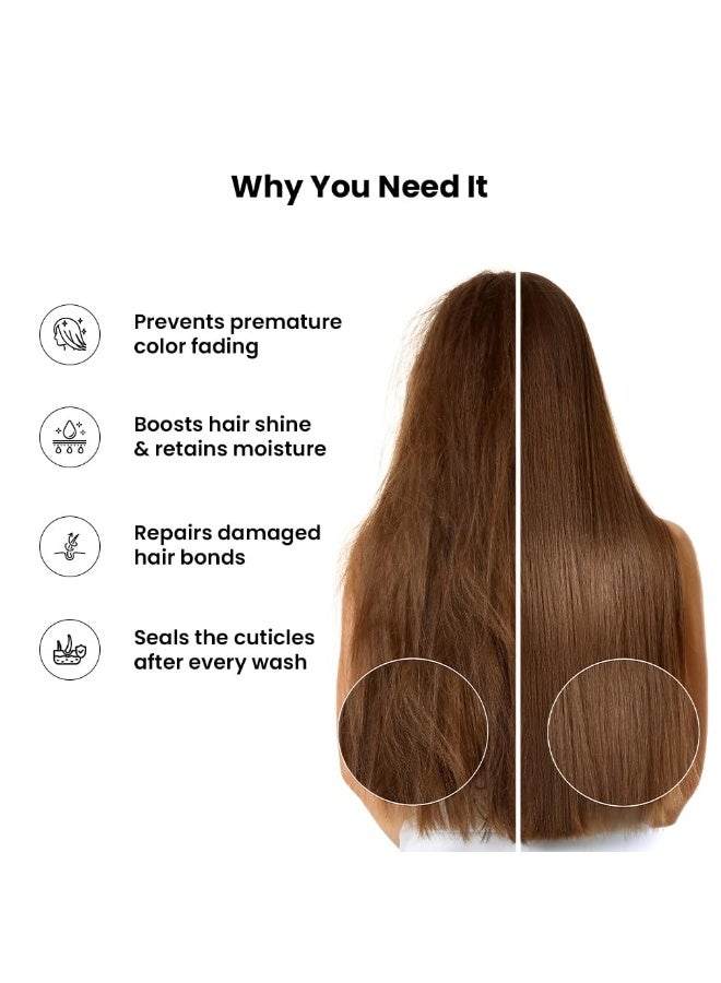 ثريفيكو شامبو ثرايفكو لحماية لون الشعر | للشعر المصبوغ والمعالج كيميائياً | بتقنية HYAPLEX™ لتقوية روابط الشعر وحمض الهيالورونيك | يعزز اللمعان وحيوية اللون | للرجال والنساء (250 مل) - Image 1